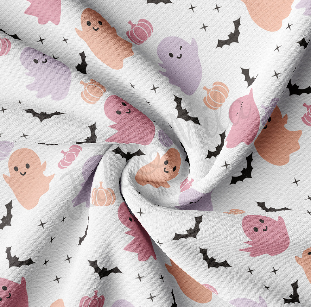 Pastel ghost and bats bows