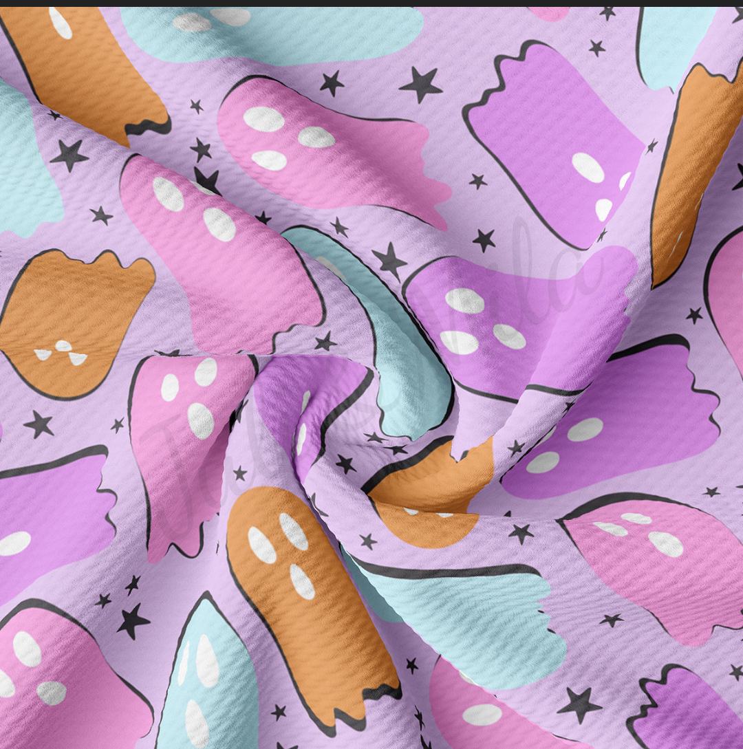 Pastel Ghost Bow Print