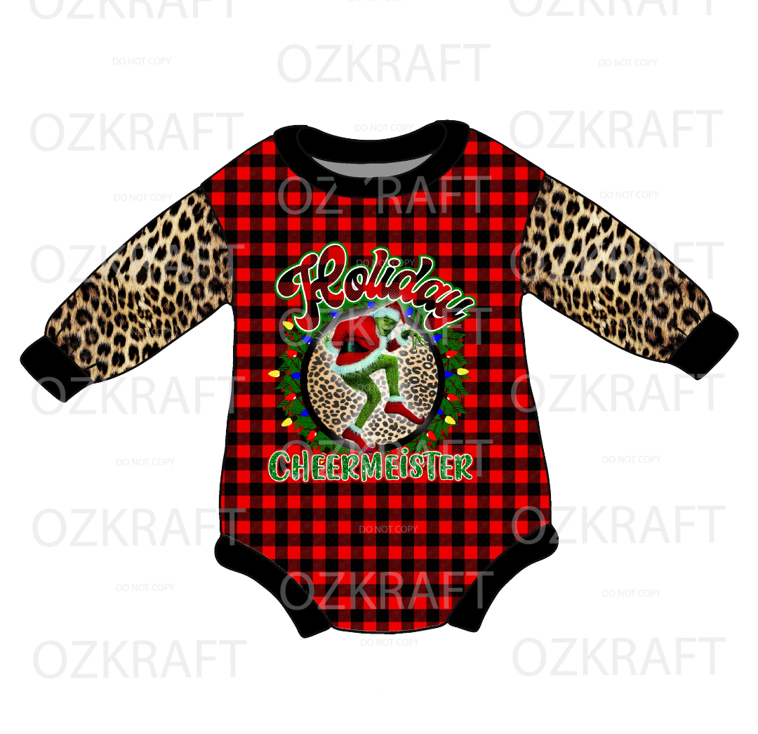 Holiday Cheermeister sweater Romper