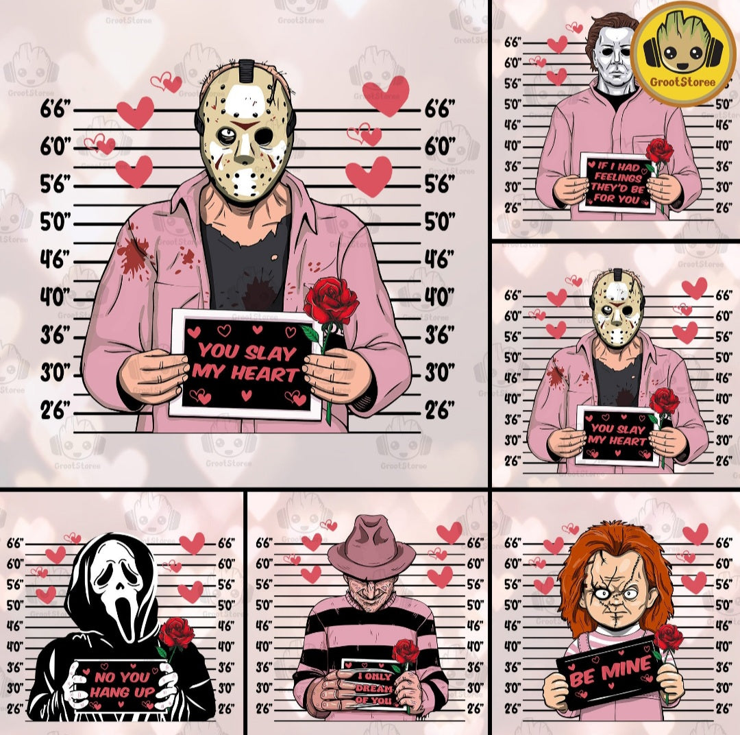 Horror mugshot sweatshirts