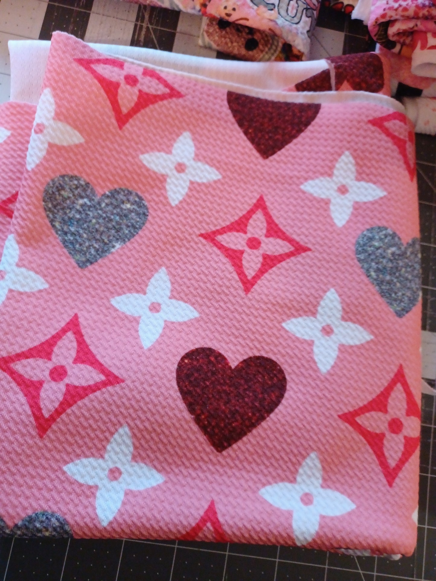 pink designer vday bow