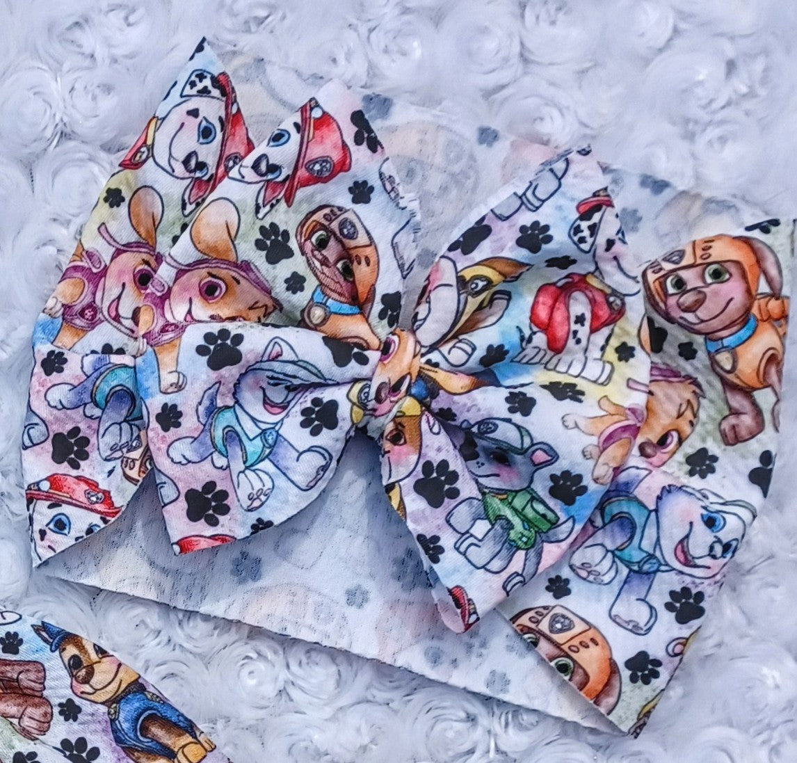Paw Patrol Print Bow
