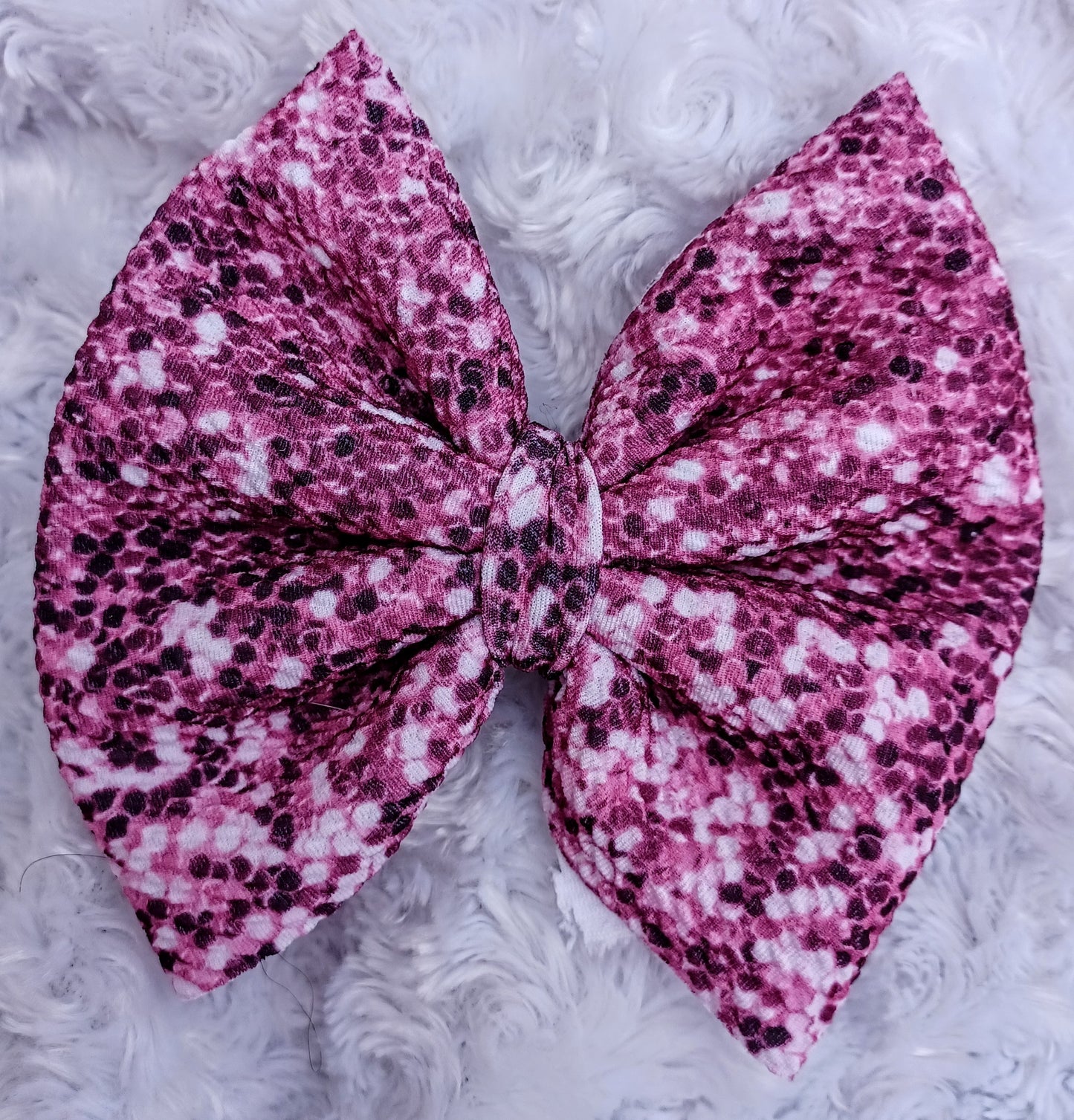 Light Pink faux sequin Print