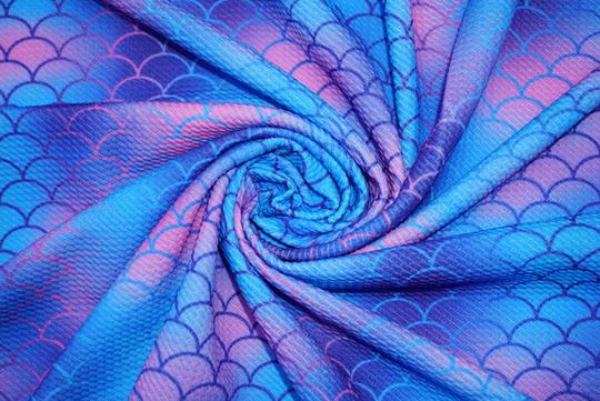 Mermaid Bullet Fabric Bow