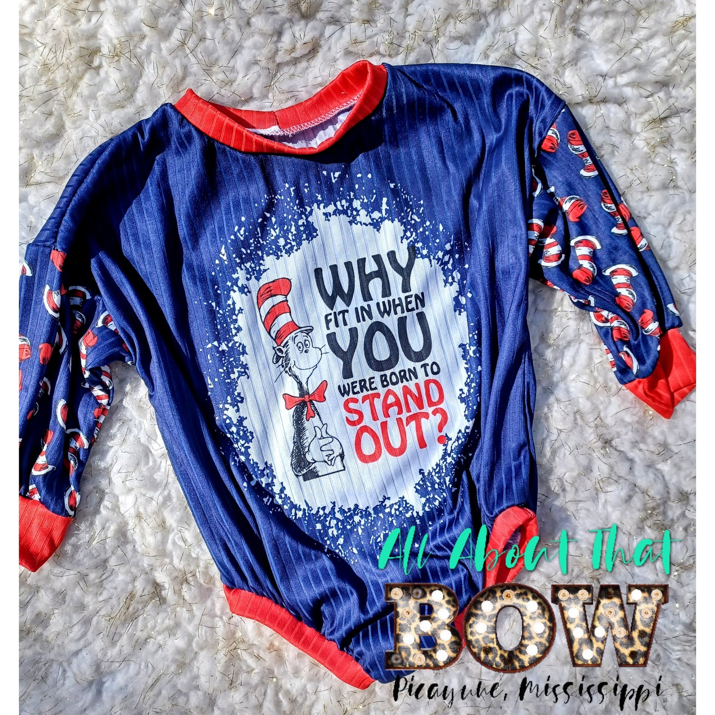 Dr. Seuss Hat romper