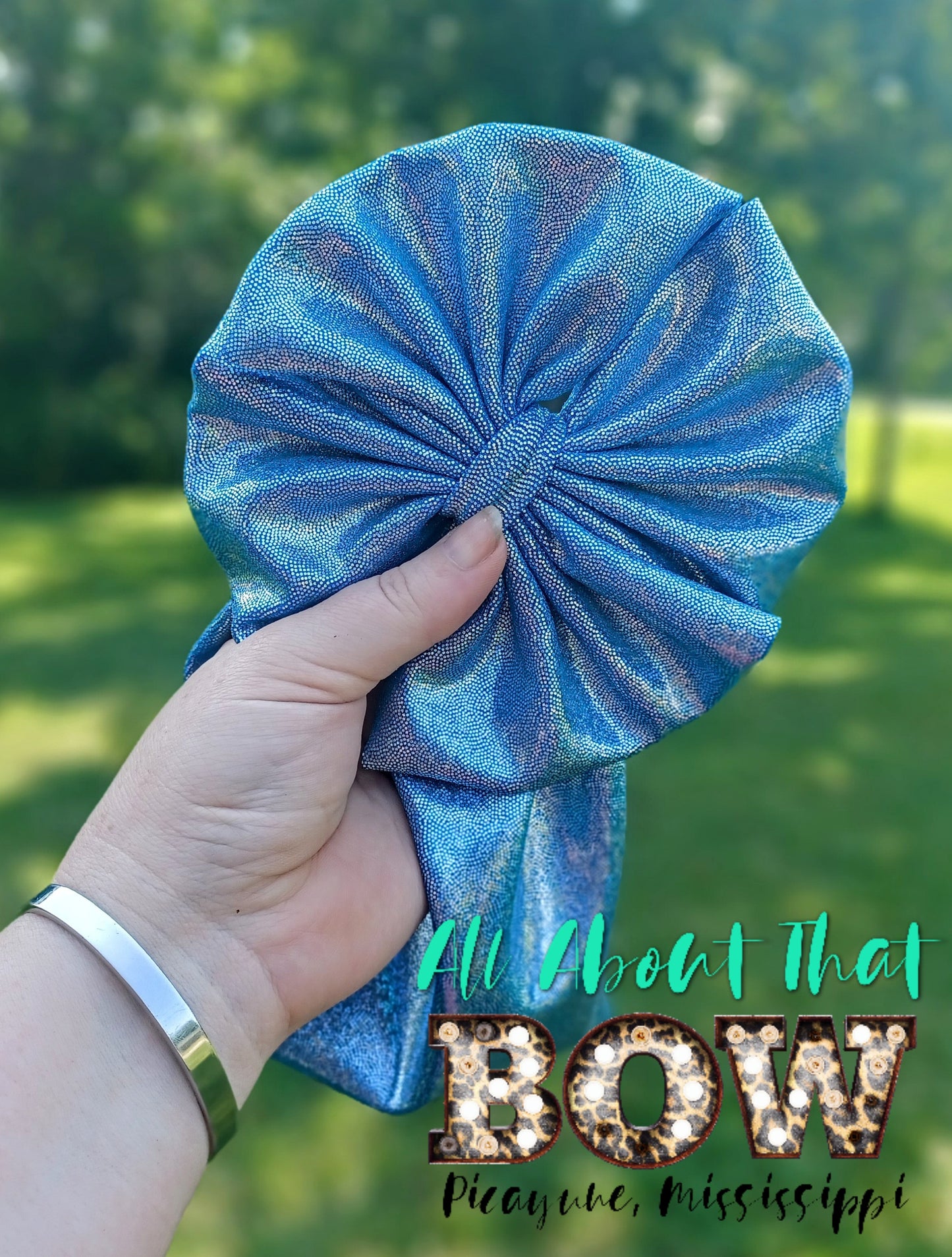 messy Glitter bows