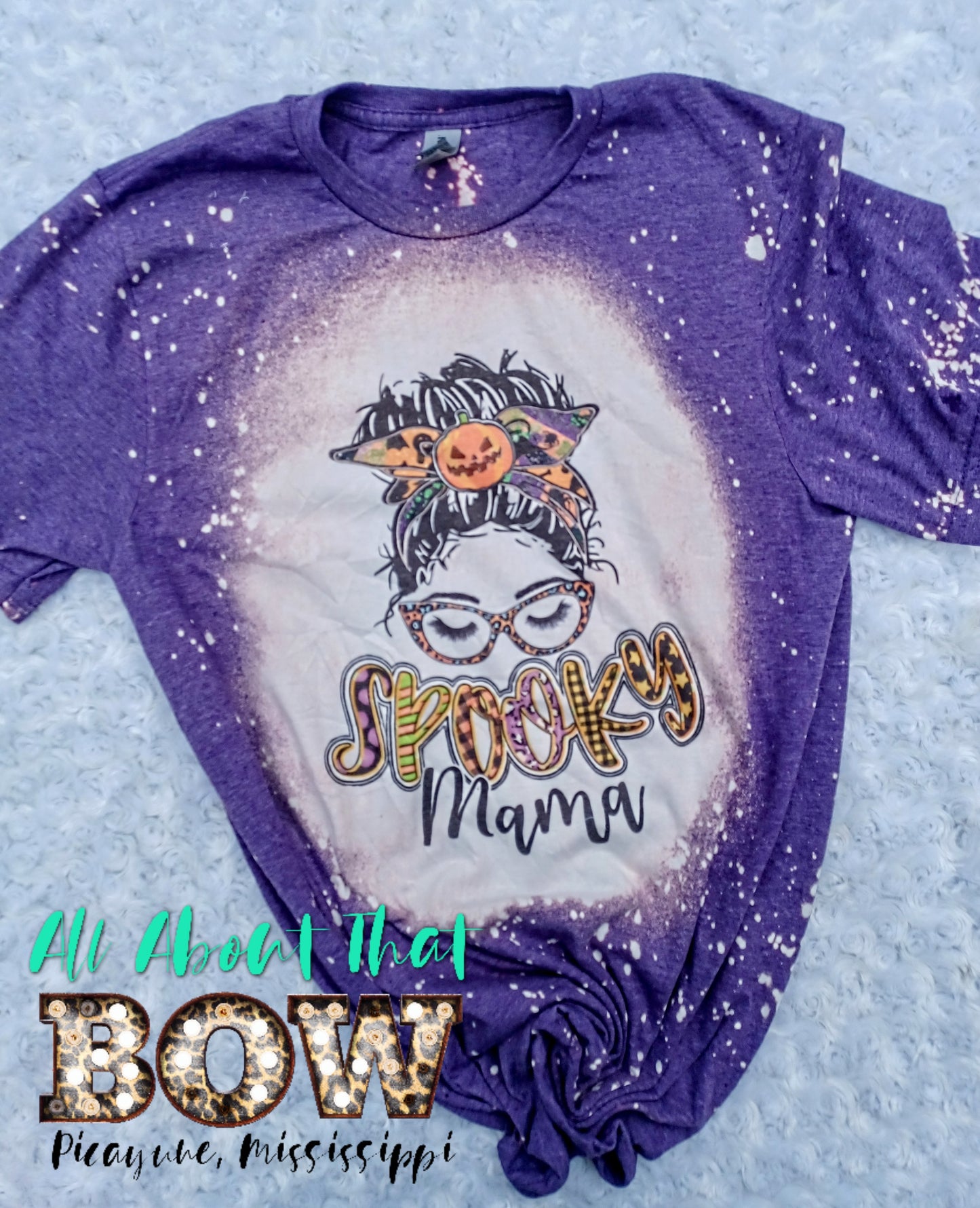 Spooky Mama Bleached Tee