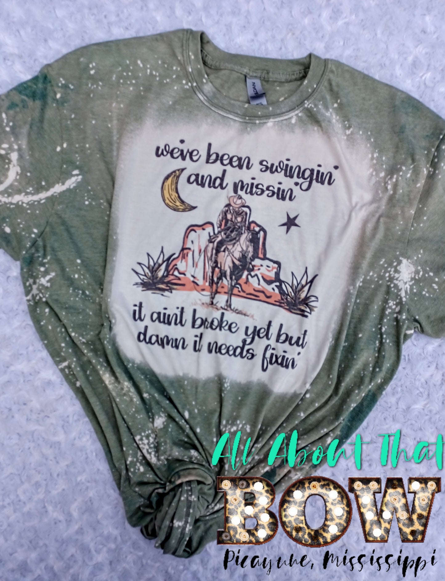 It aint broke yet Bleached Tee