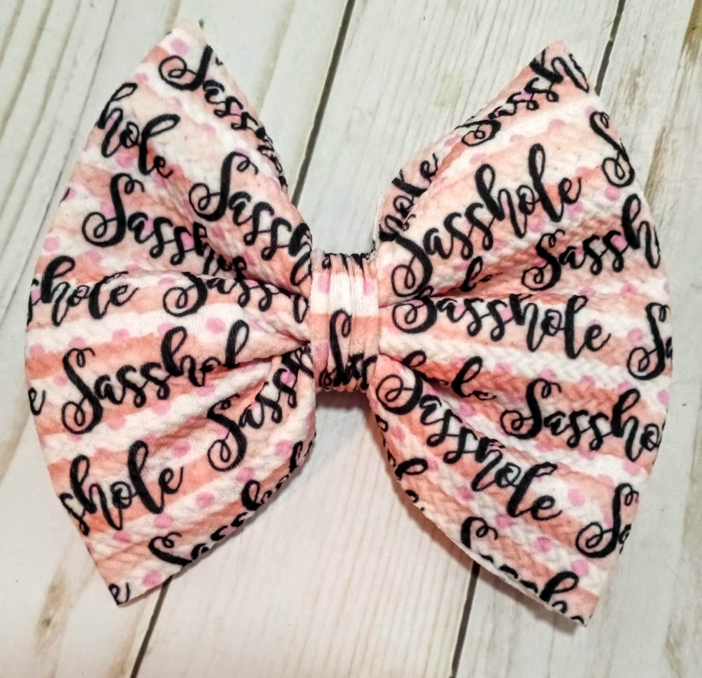 Sassy Print Bow