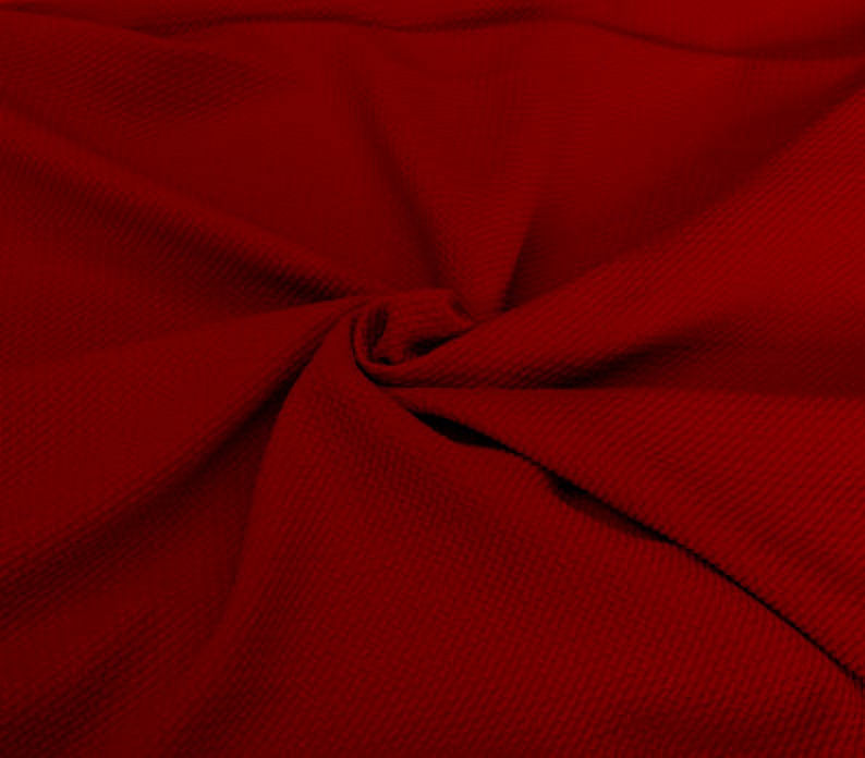 Ruby Red Solid Print