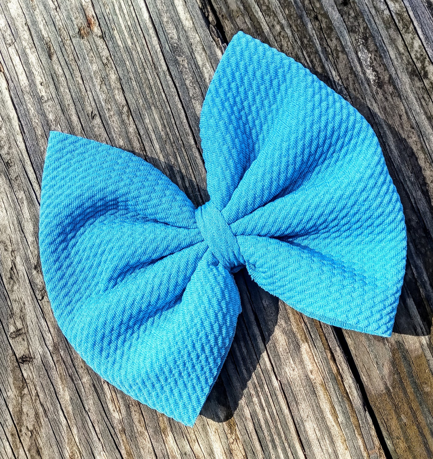 Neon Blue Solid Print