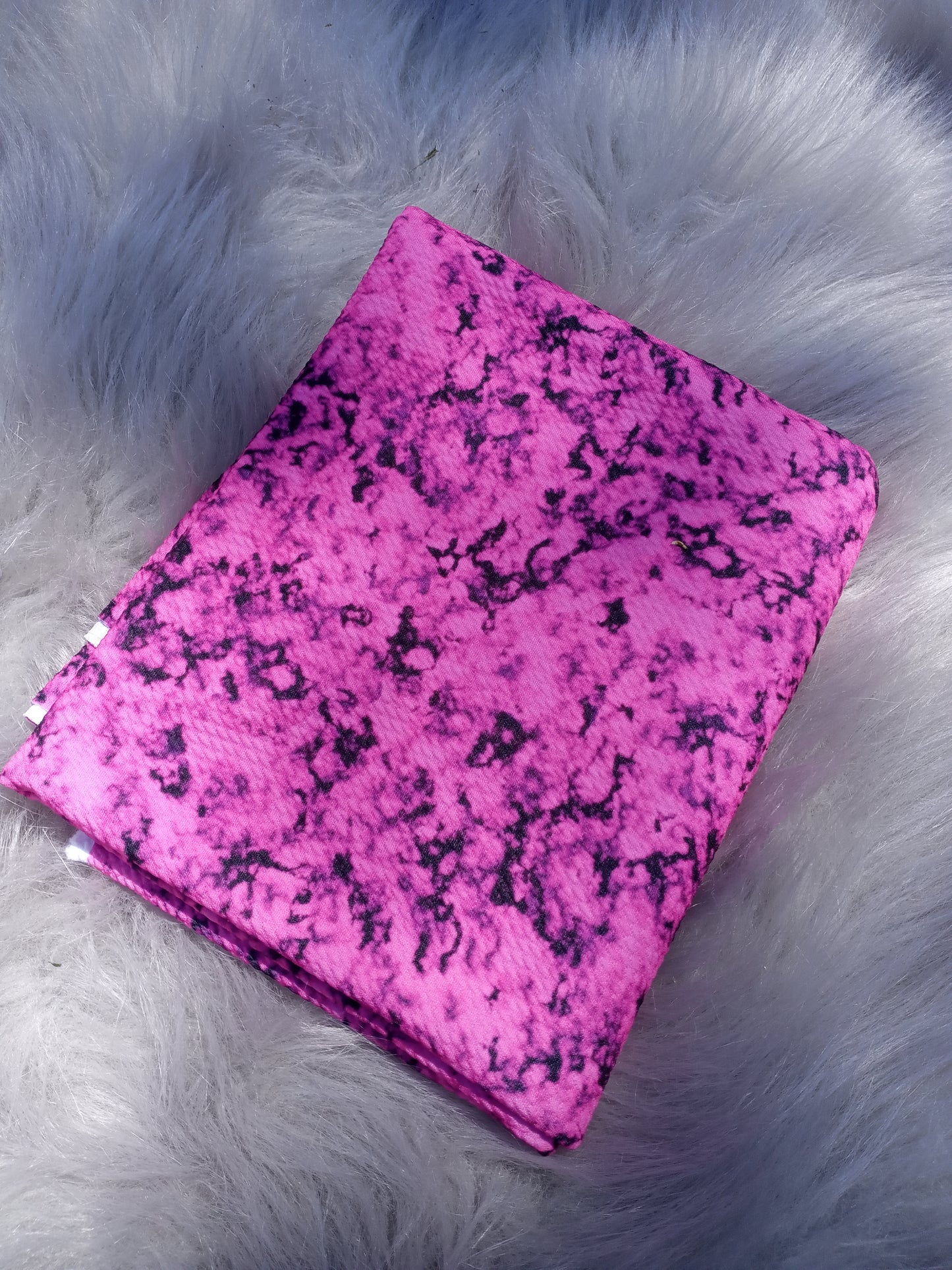 Hot Pink Stone Print Bow