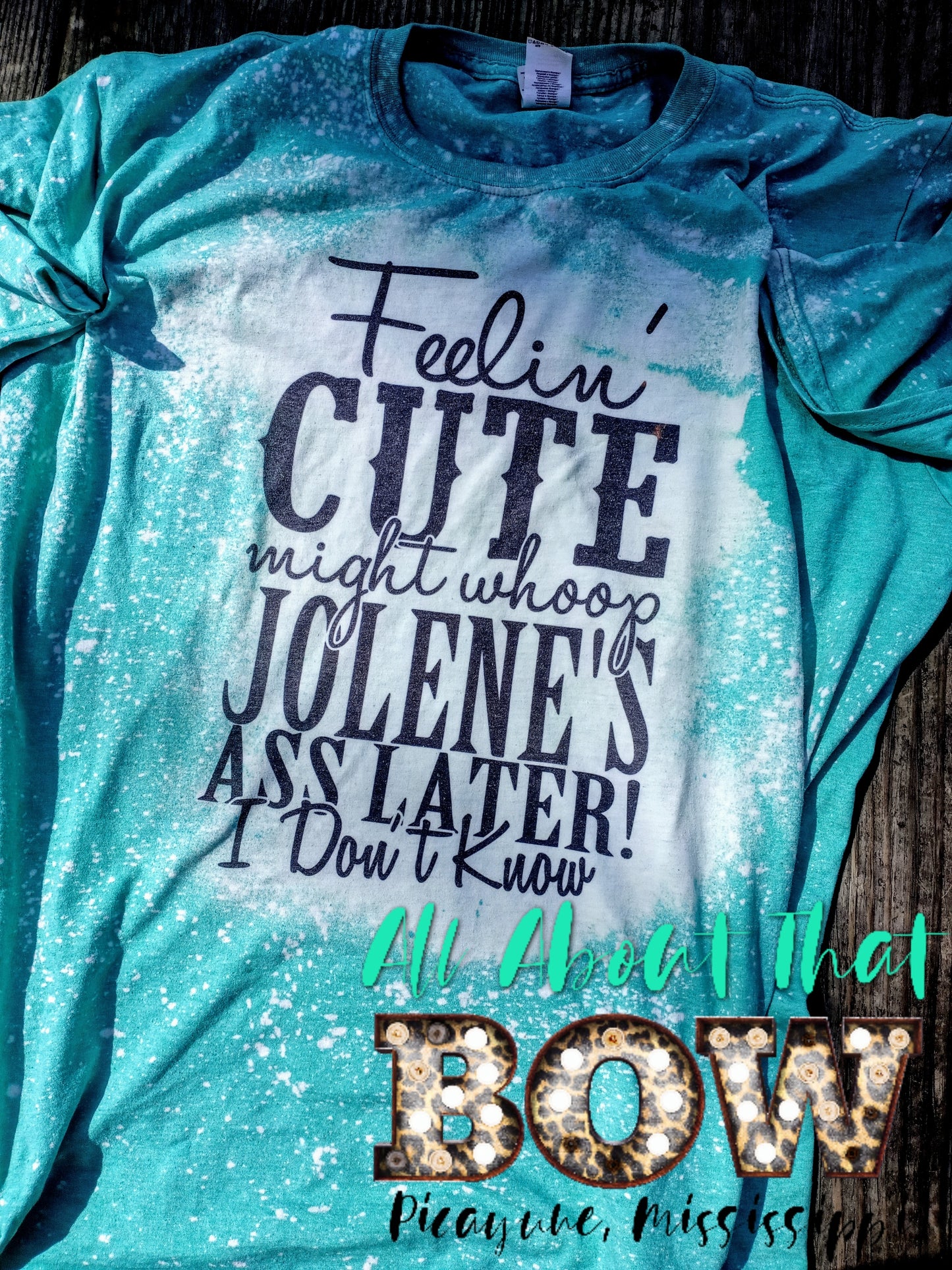 Feeling Cute Bleached Tee