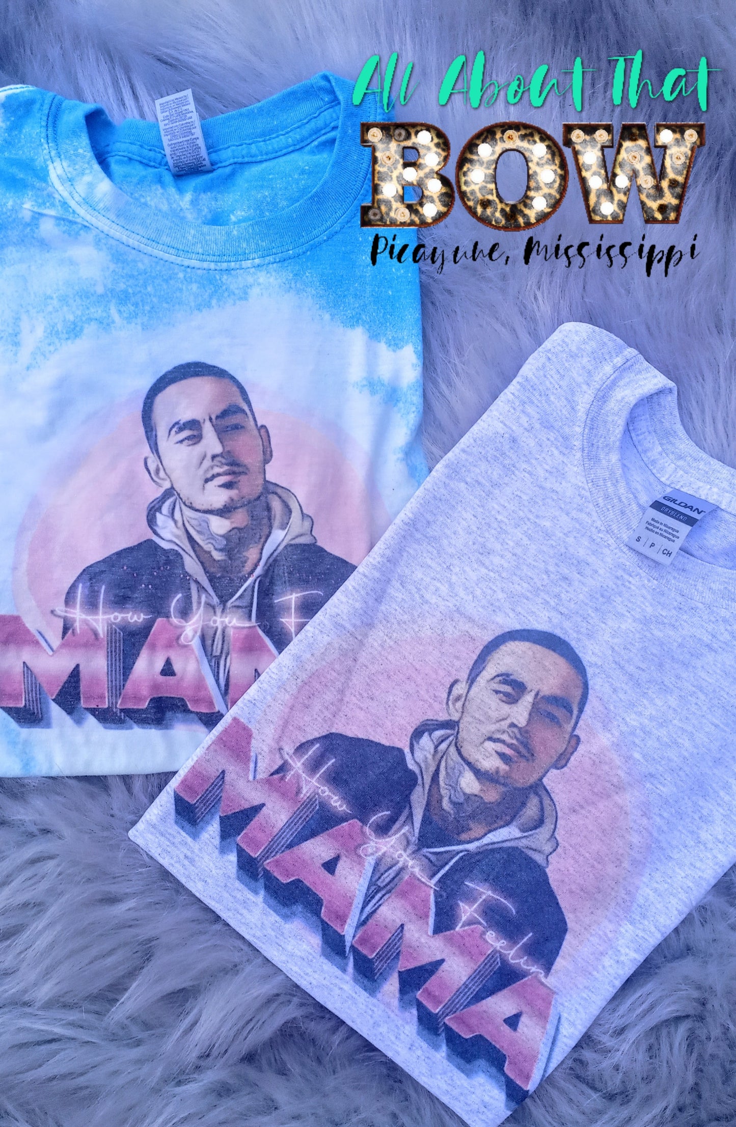 How Ya Feelin Mama Bleached Tee