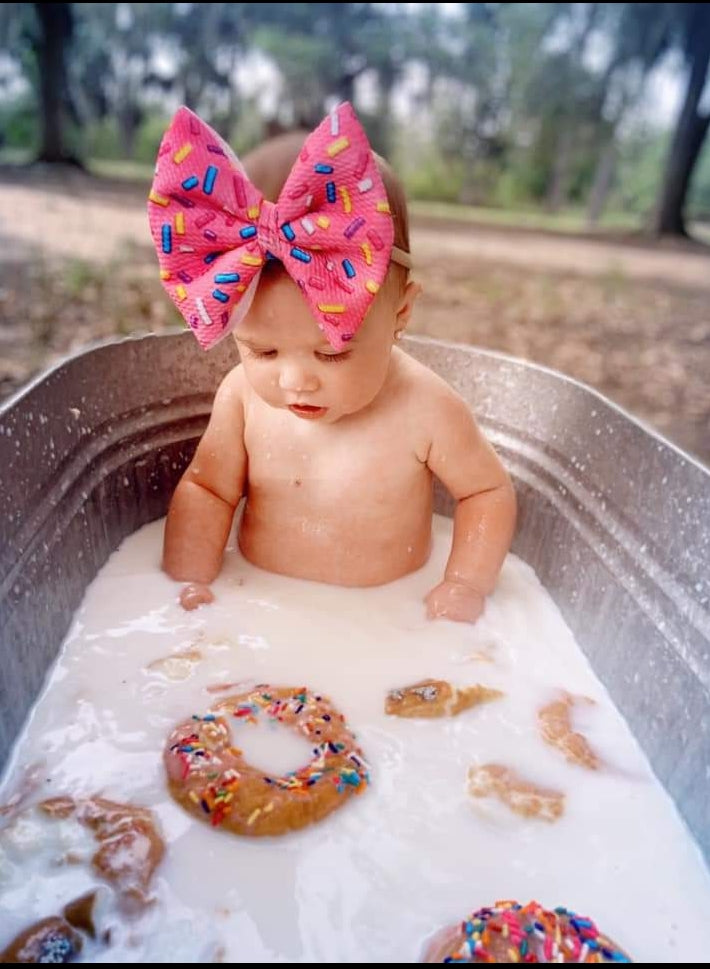 Sprinkles Bullet Fabric Bow