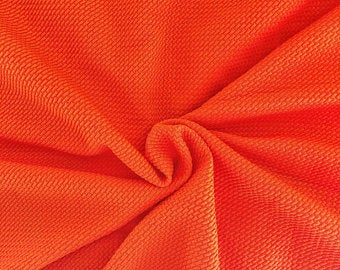 Neon Orange Solid Print