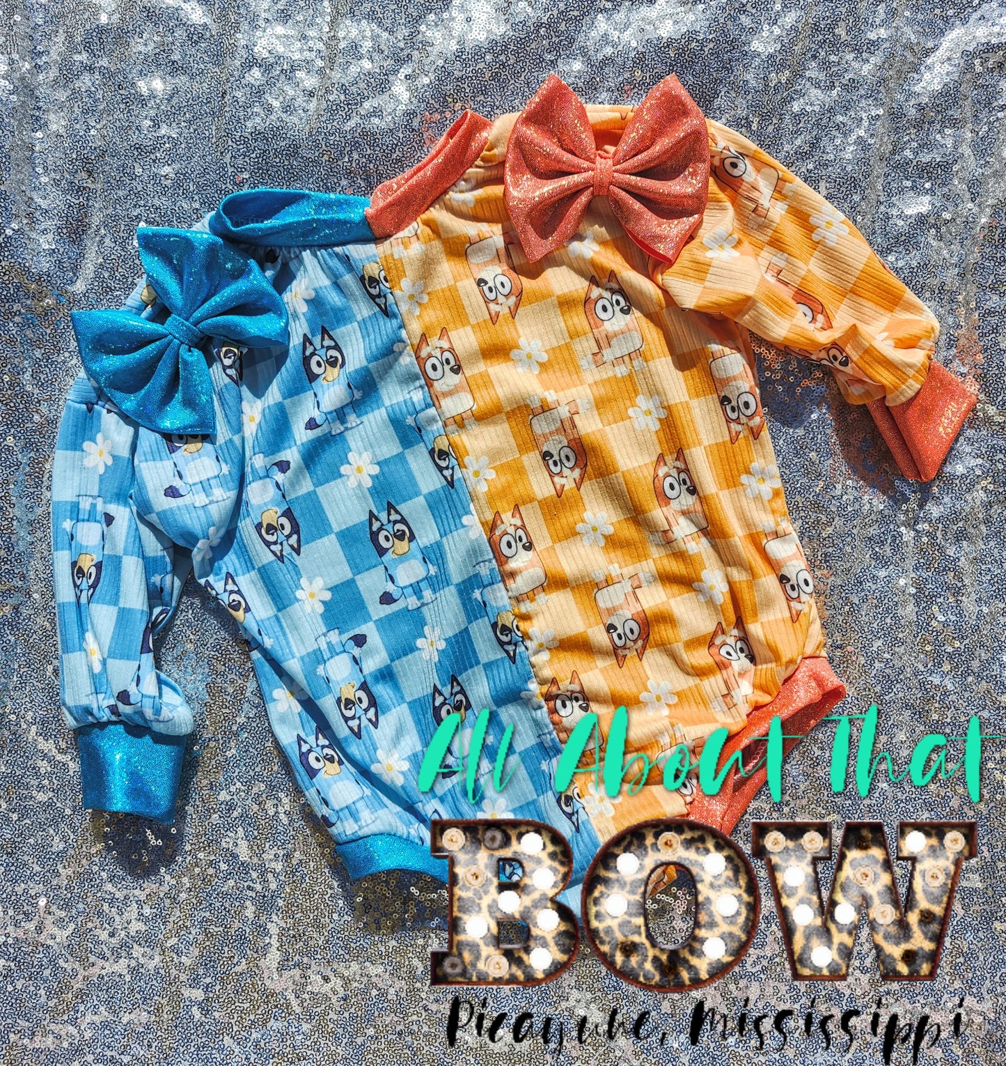 Bluey & Bingo Sweater romper