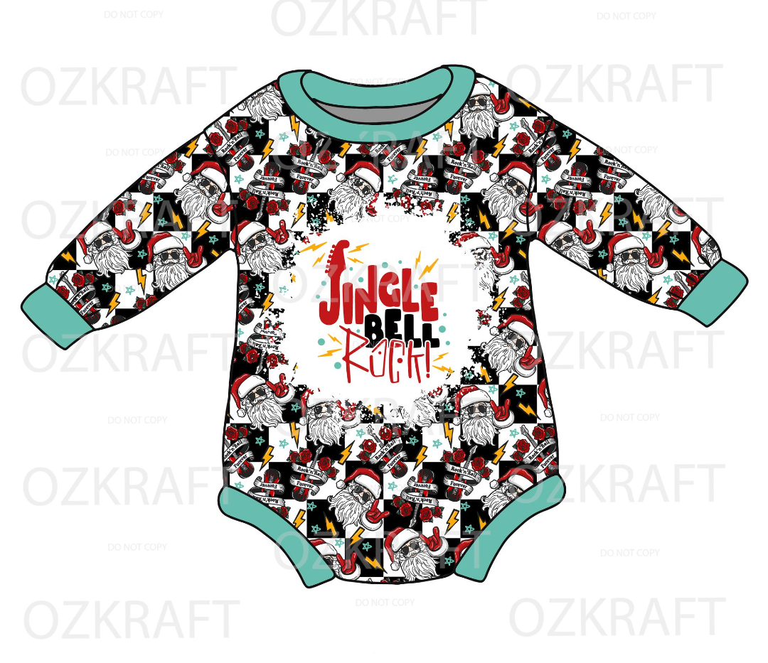 Jingle Bell Rock sweater Romper