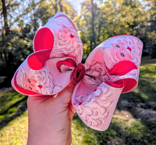 Santa Baby Ribbon Bow