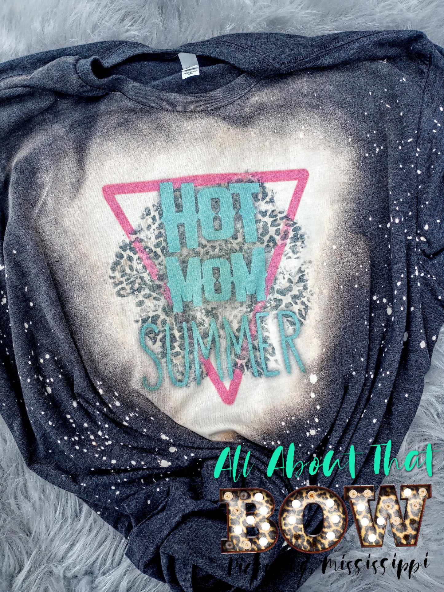 Hot Mom Summer Bleached Tee