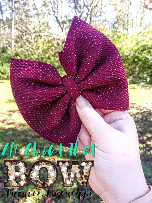 Burgundy Gold Flake