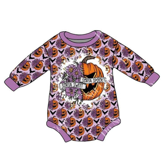 Sorta Spooky Sorta Sweet sweater Romper
