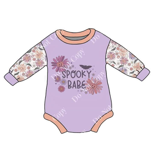 Spooky Babe sweater Romper