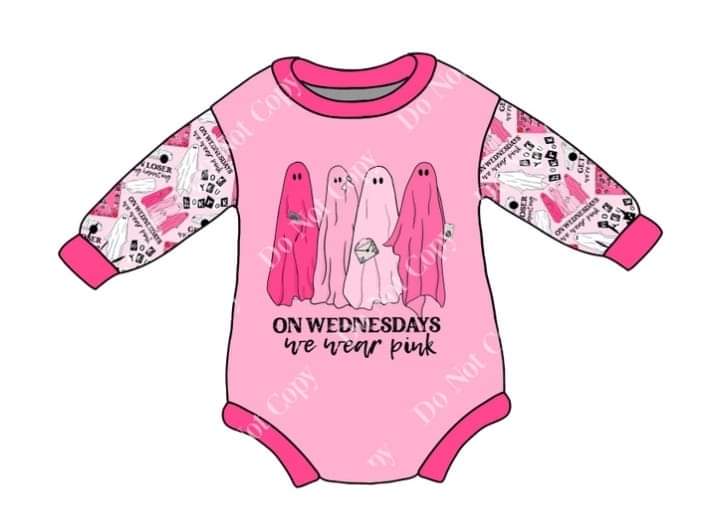 On Wednesdays we wear pink sweater Romper