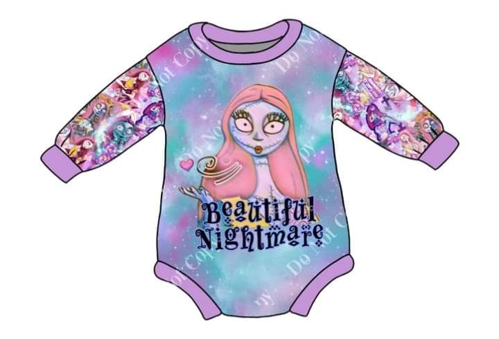 Beautiful Nightmare sweater Romper