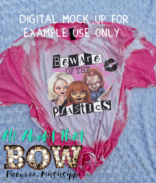 Beware the plastic (dolls)  Bleached Tee