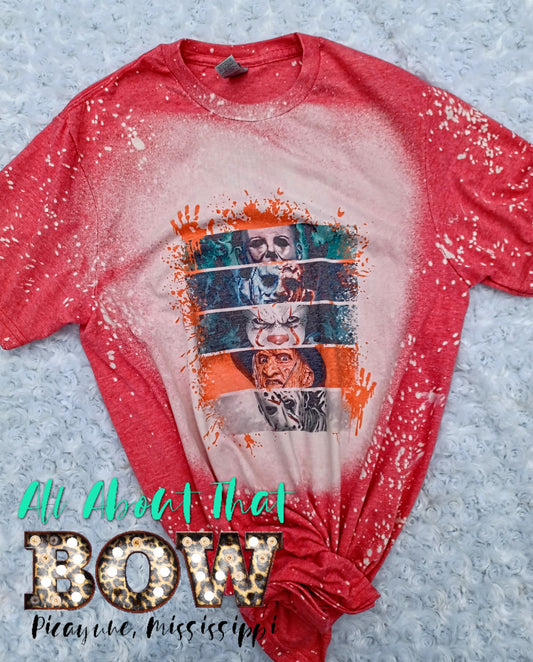 Blood Splatter Killers Bleached Tee