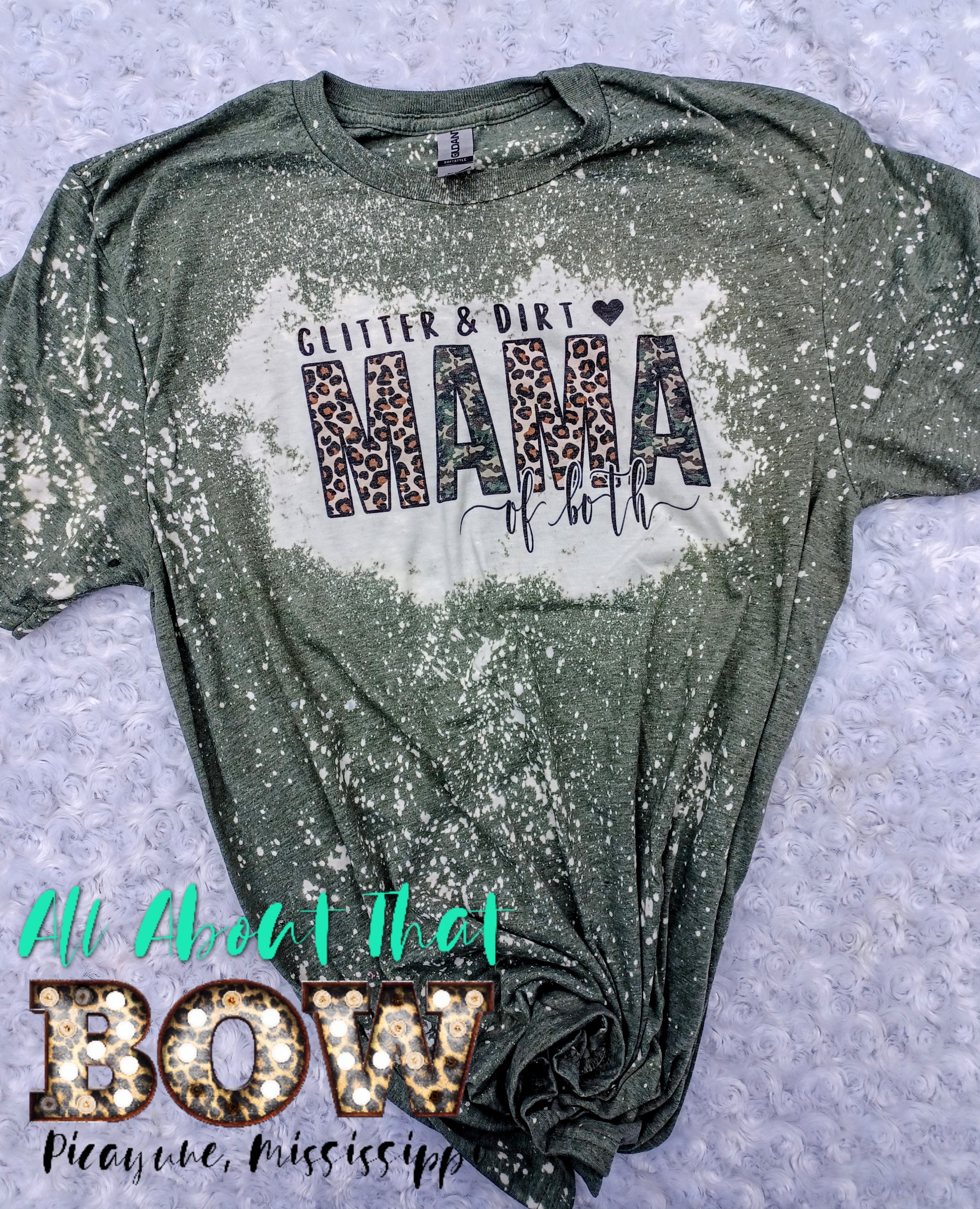 mama of both Bleached Tee