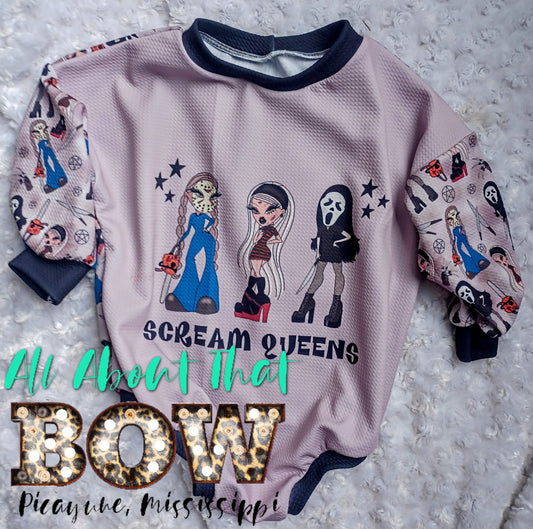 Scream Queenz sweater Romper