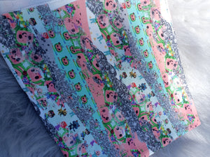 Coco Brushstroke Print Bow