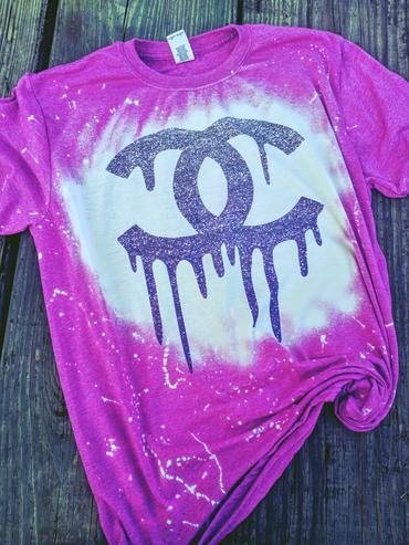 Chanel Drip Bleached Tee