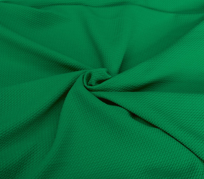 Kelly Green Solid Print